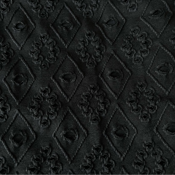 New! Adore Me Melony Contour Swimsuit Jet Black Eyelet Size L 47337 - Picture 11 of 15